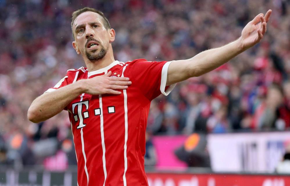 拜仁慕尼黑球星里贝里表示,他希望科布里组合未来能够接班罗贝里